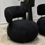 כורסא שילה טדי בגוון שחור
