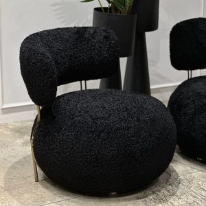 כורסא שילה טדי בגוון שחור